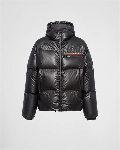 prada goose down|Prada light re nylon puffer.